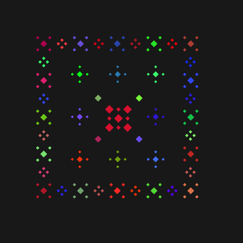 Rotated Squares #14 static token preview