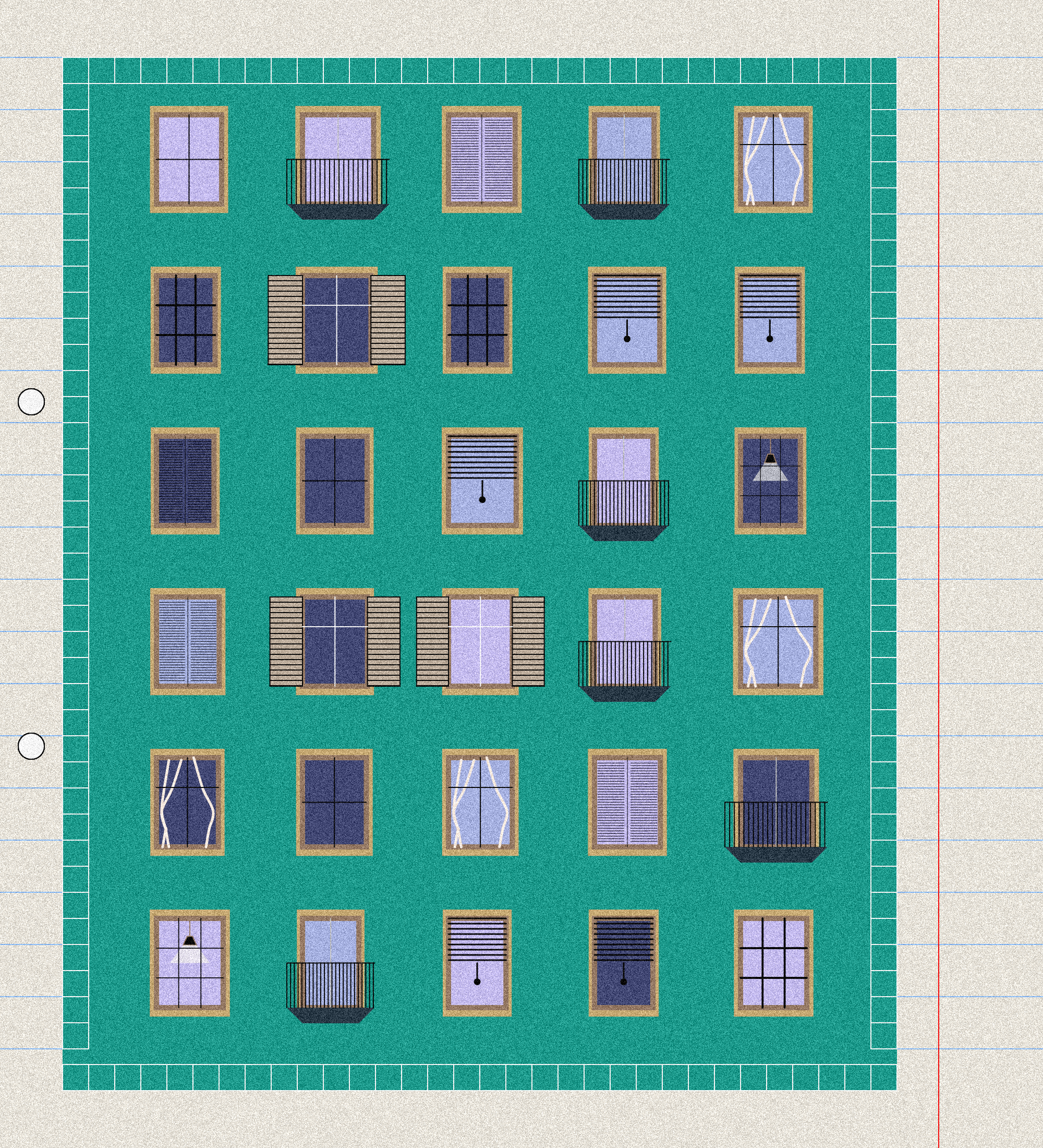 sketchbook page 9: windows #11 static token preview