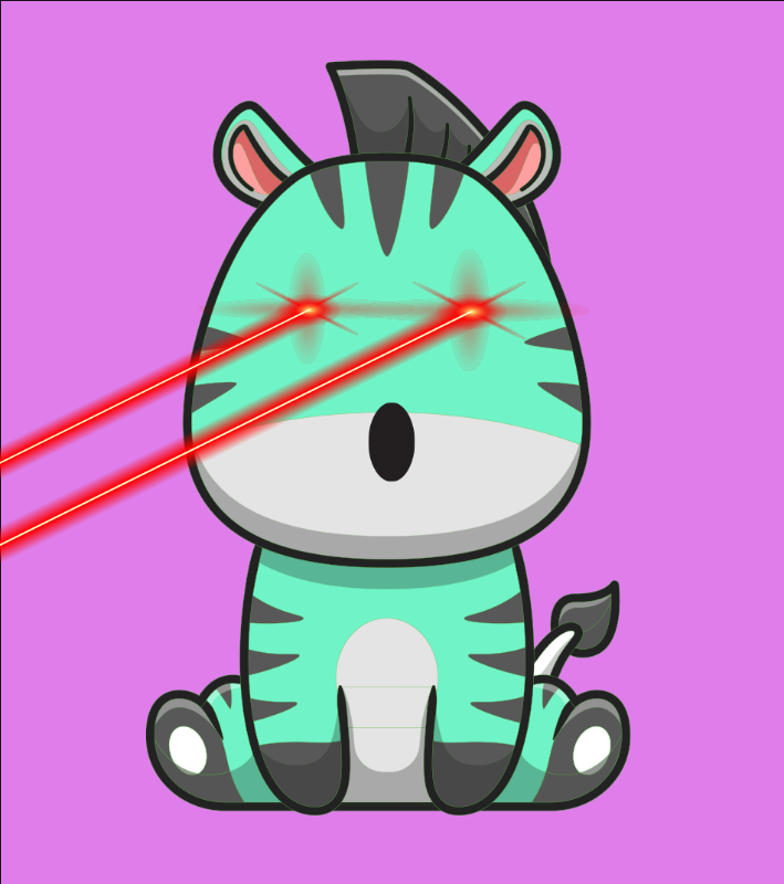 Baby Zebra Gang #24 static token preview