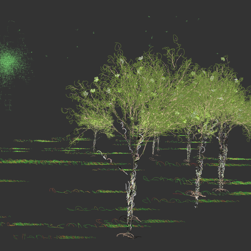 Black winter forest #9 static token preview