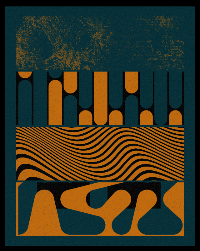 Bauhaus art #orange #7 static token preview