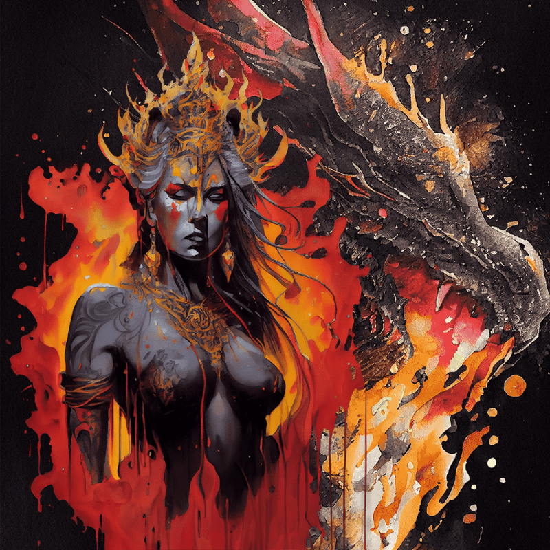 Hera and Dragon #1 static token preview