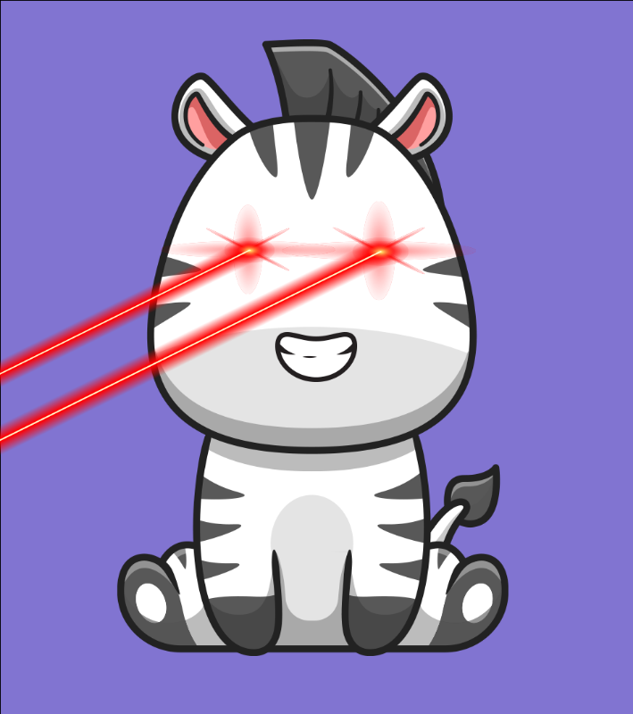 Baby Zebra Gang #3 static token preview