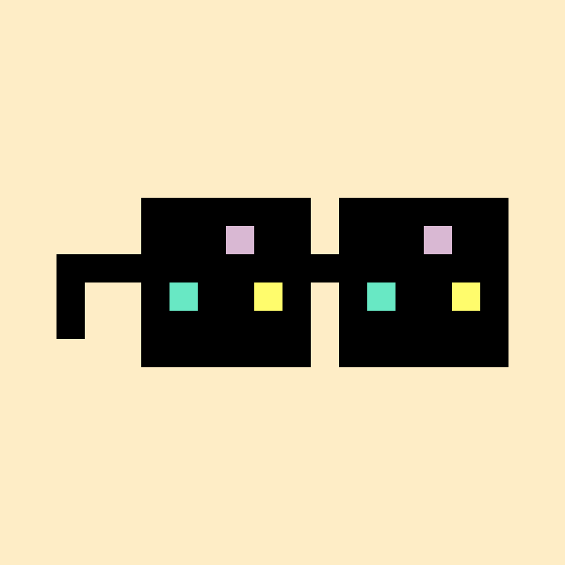 Coded Nouns Glasses #7 static token preview