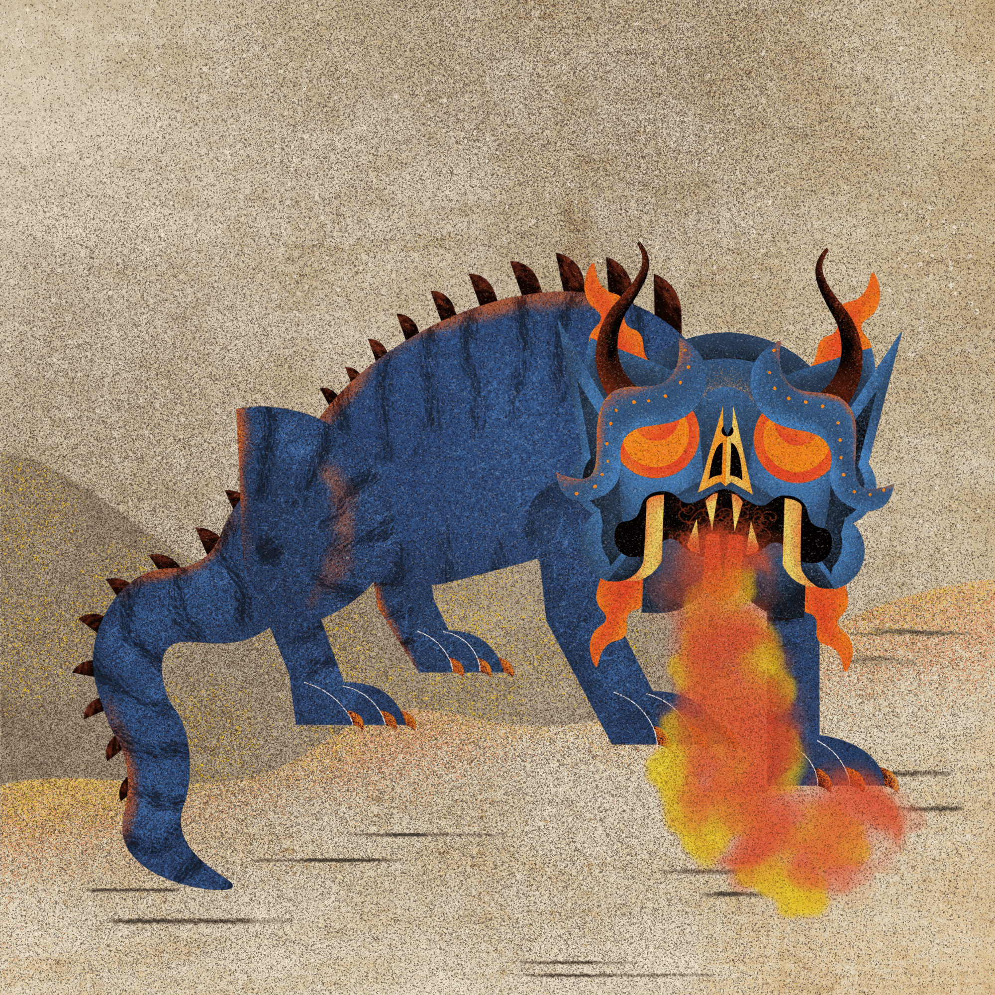 Ancient dragon #2 static token preview