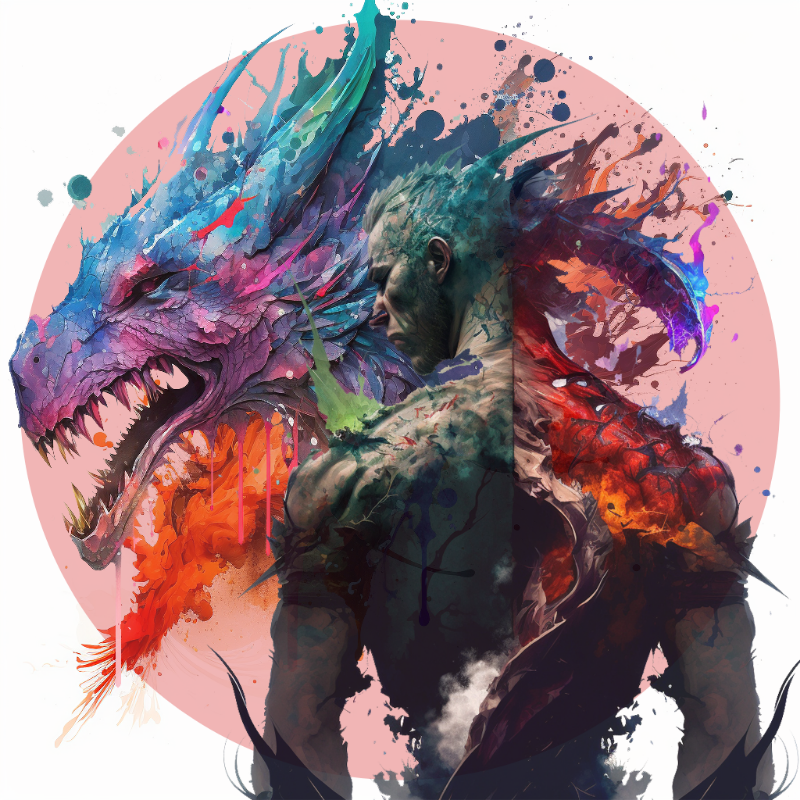 Dragon Bloke #9 static token preview