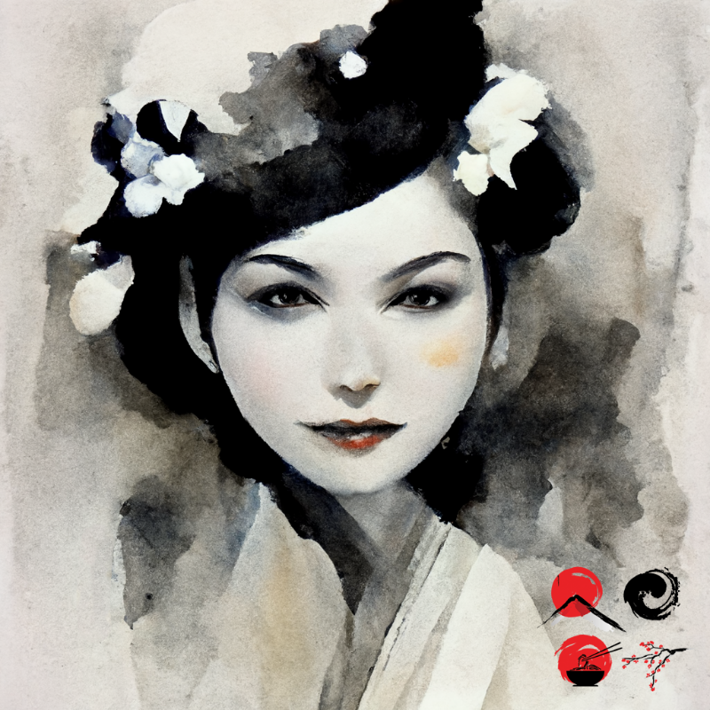 Winter Geisha #12 static token preview