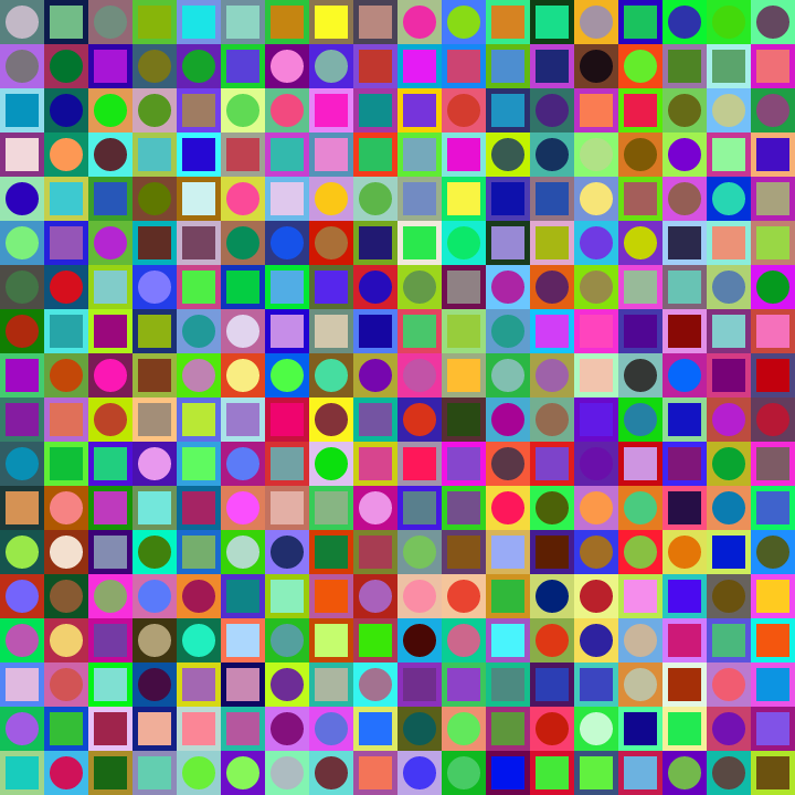 Square Dot Composition #3 static token preview