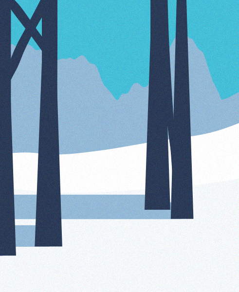 Minimal Snow Landscape #15 static token preview