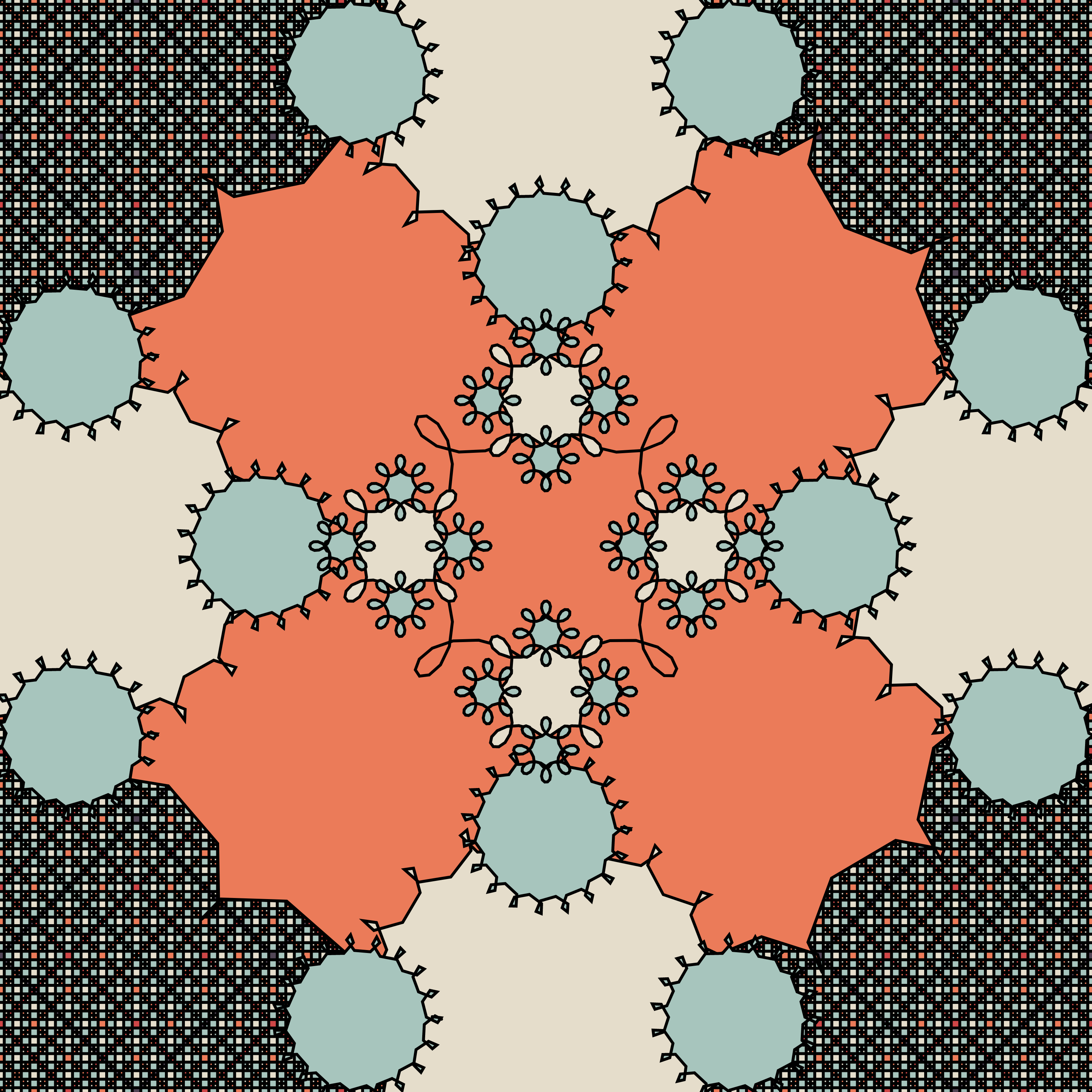 10 patterns 10 palettes #21 static token preview