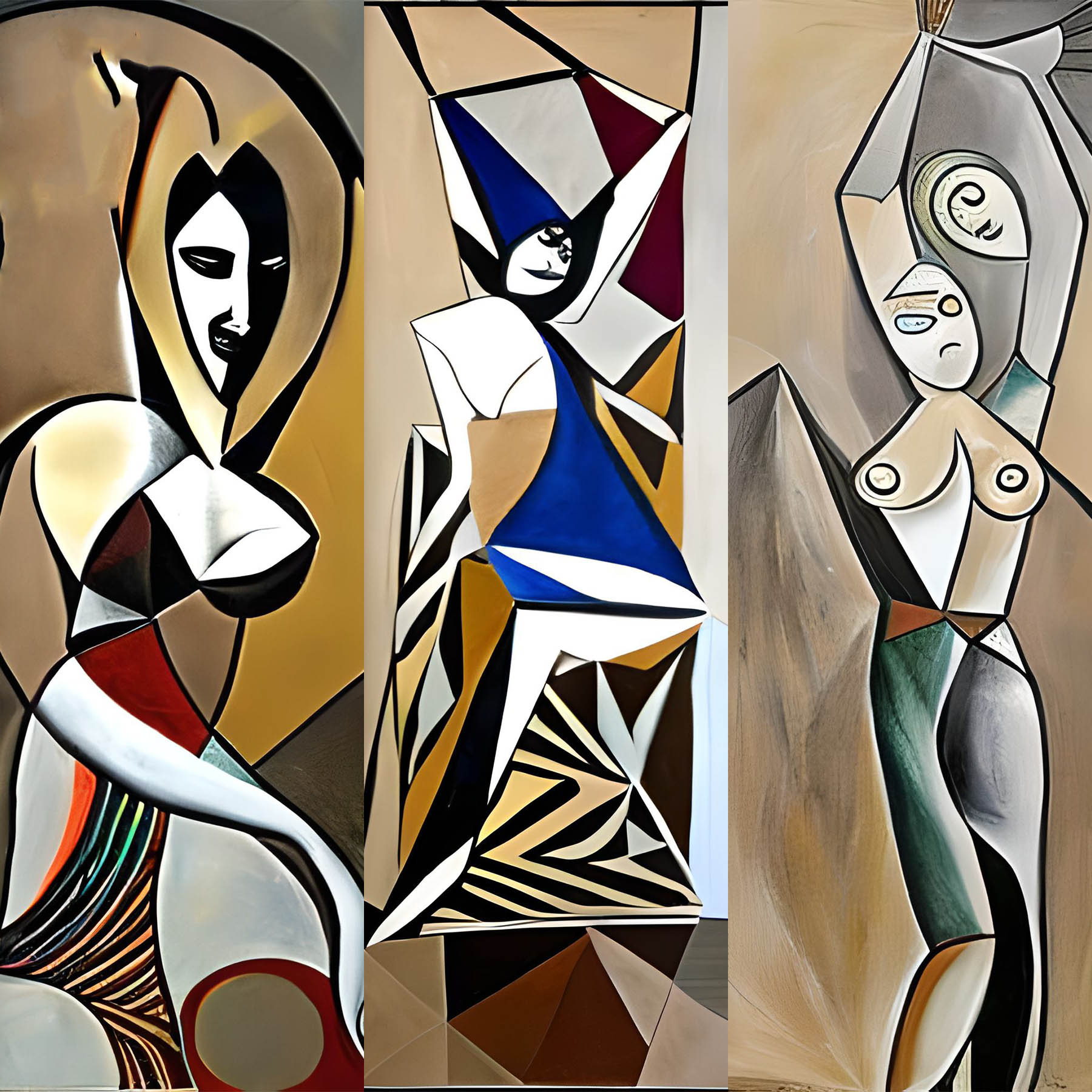 Cubism Dancers #3 static token preview