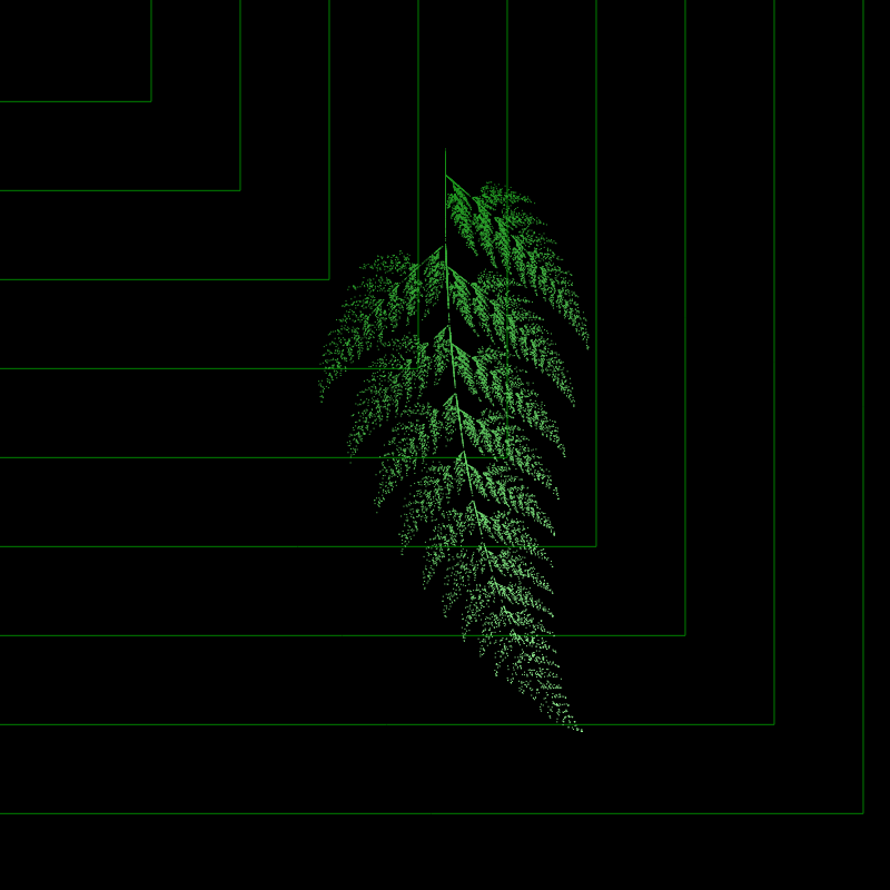 Fractal Leaves #6 static token preview