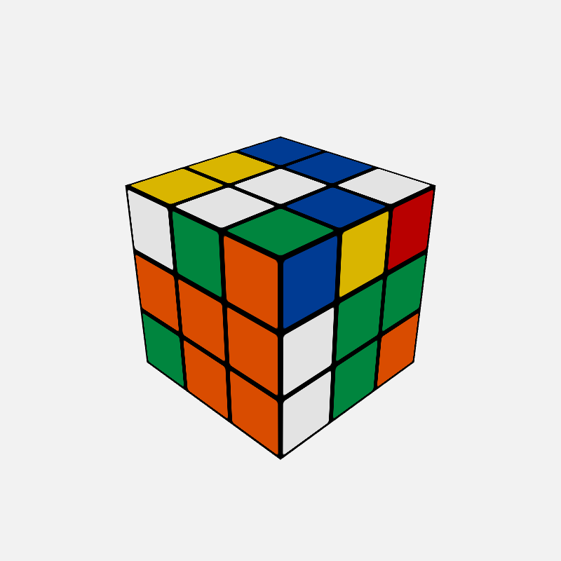 Rubik's Cube #16 static token preview