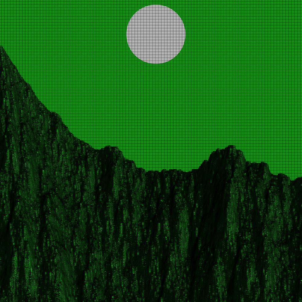 Classic generative landscape #117 static token preview