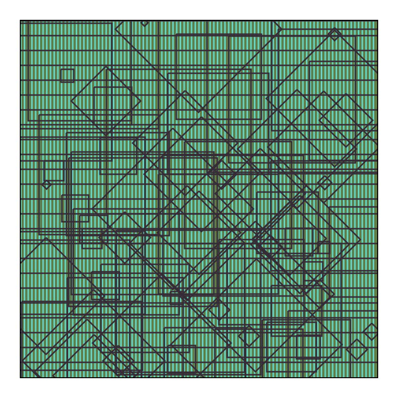 Optical Line Grid - AI Study IV #3 static token preview