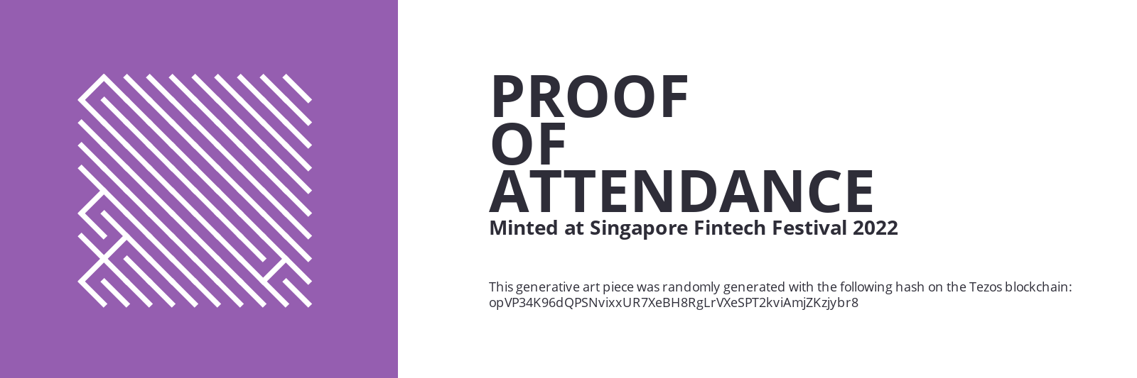 SFF2022 Proof of Attendance Token #633 static token preview