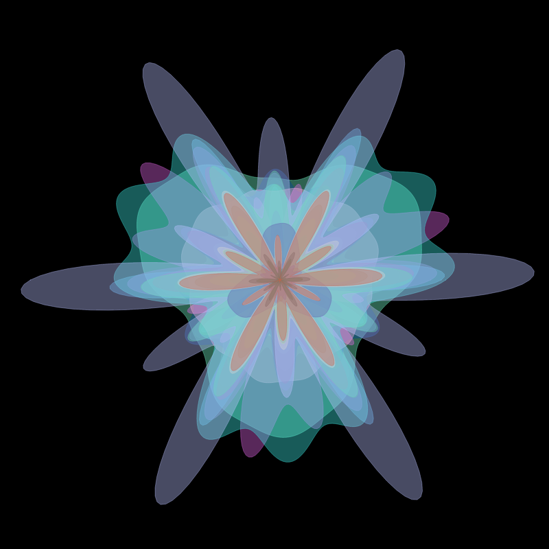 Blooming Flowers #17 static token preview