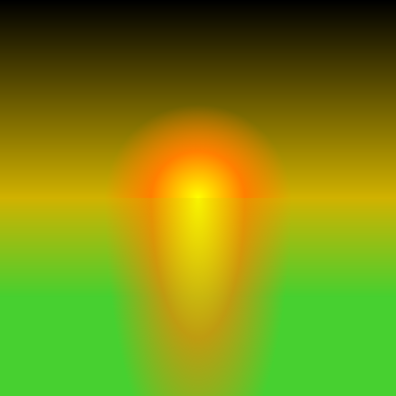 Sunset over random planet #4 static token preview