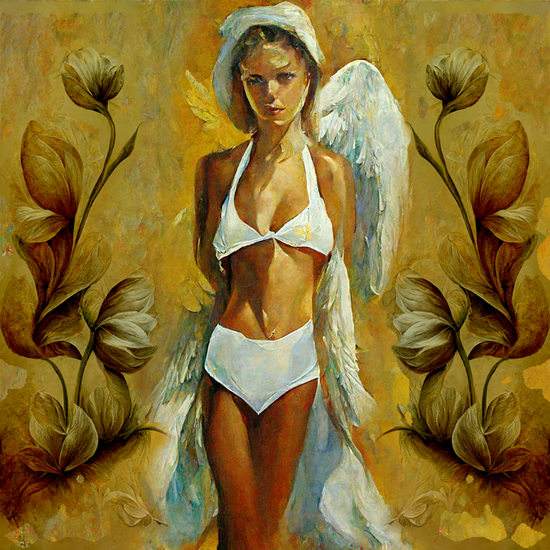 Girl and Flower #4 #8 static token preview