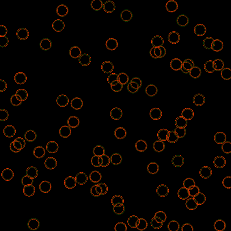 Bouncing circles #13 static token preview