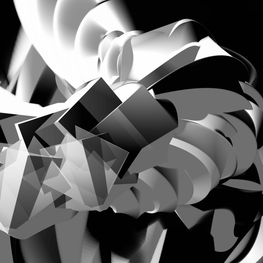 Transparent Evolving Sculpture #12 static token preview