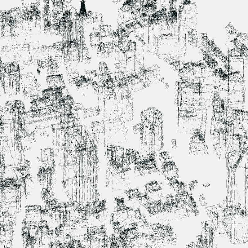 Algorithmic Drawing: Minato City Tokyo #11 static token preview