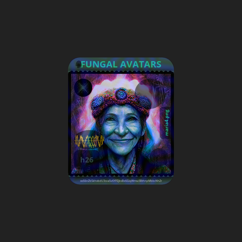 FUNGAL AVATARS vol I #1 static token preview
