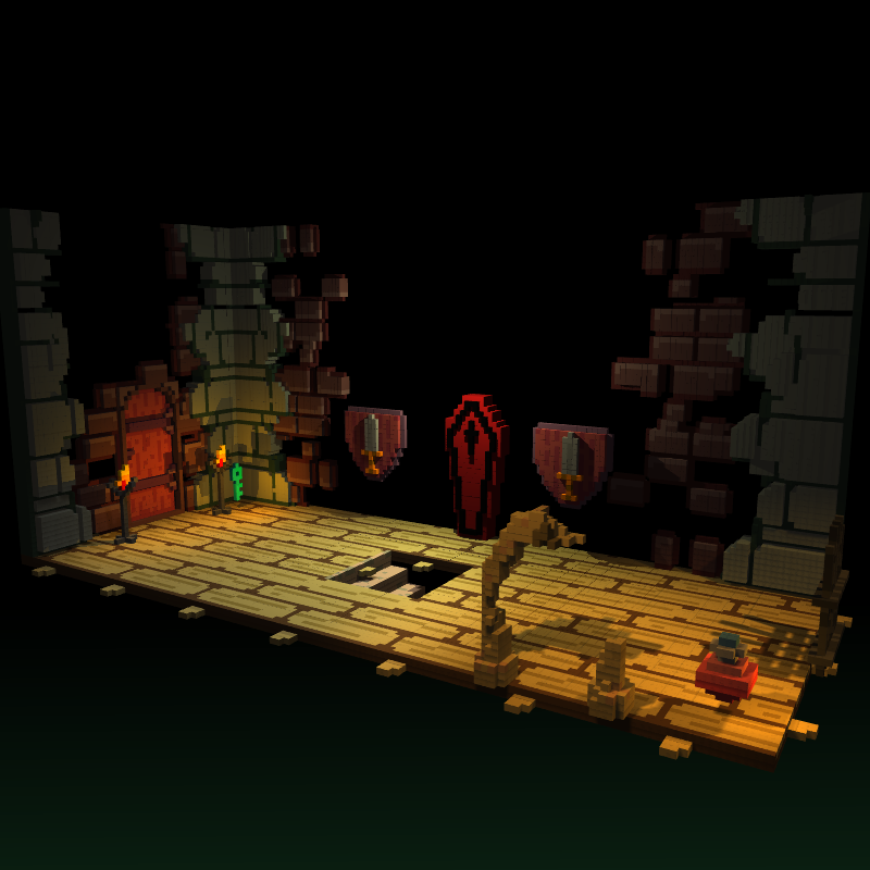 8-bit Dungeons #17 static token preview