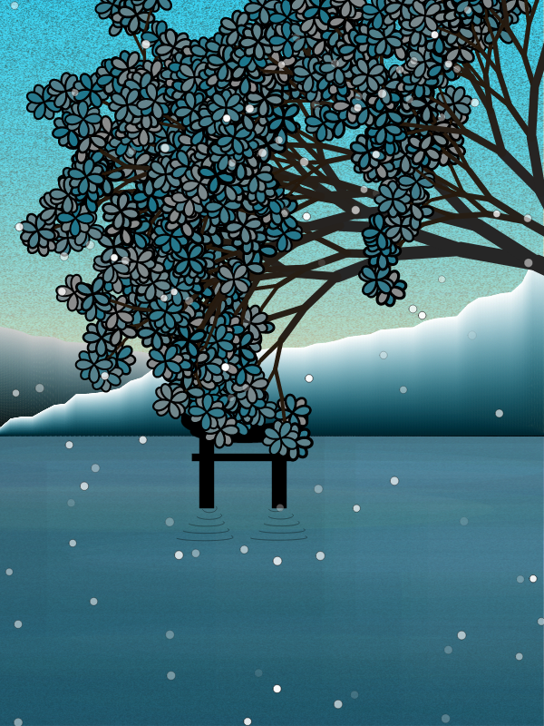 Winter morning in a village near Tokyo #16 static token preview