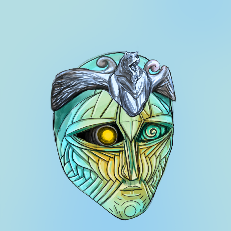 Morixels Colab #3 Ancient smileys #21 static token preview