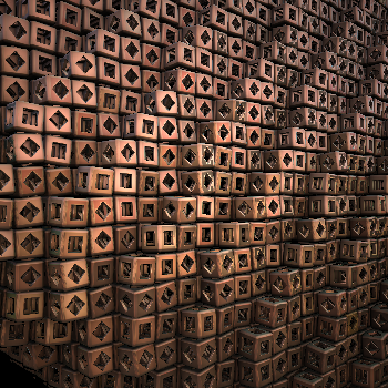 Tired Voxels #1 static token preview