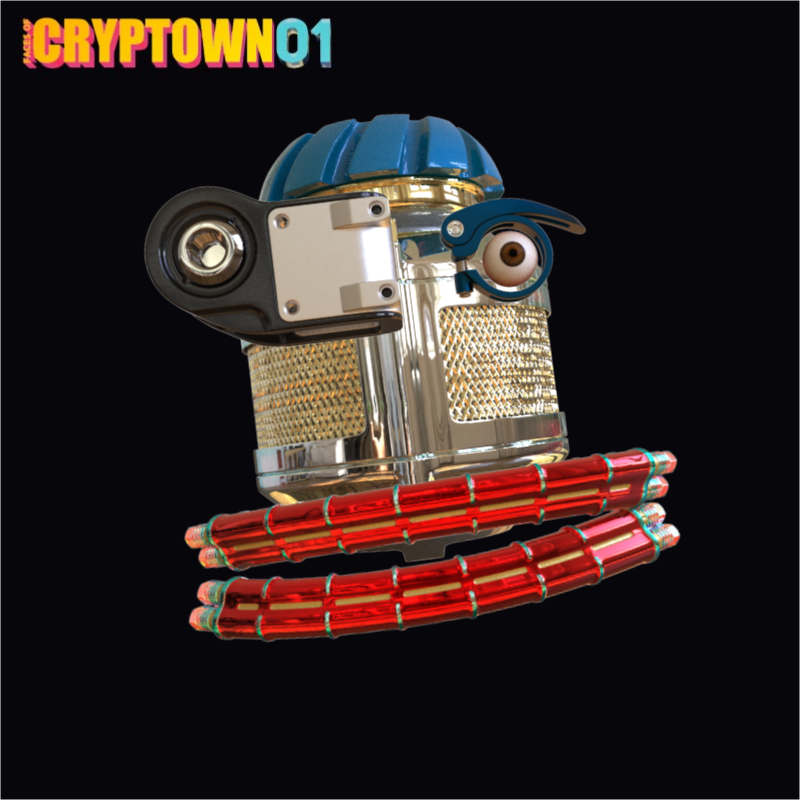 FacesOfCryptown vol.01 #17 static token preview