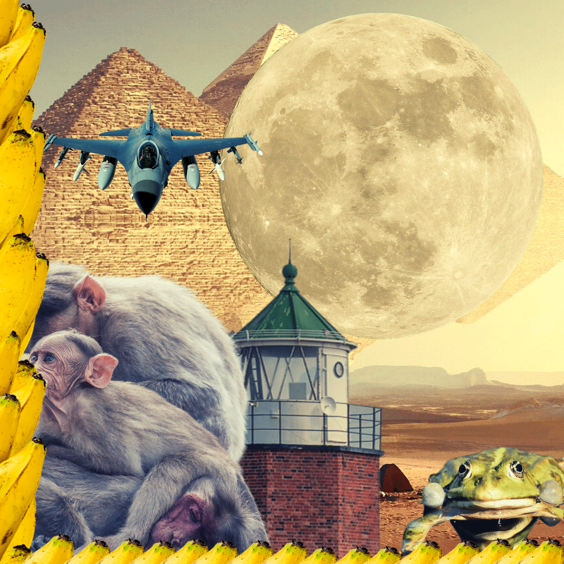 Banana & Pepe on mysterious trips #9 static token preview