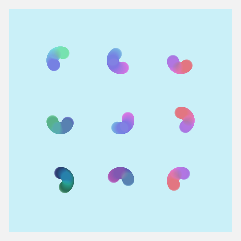 Bean Squiggles #14 static token preview