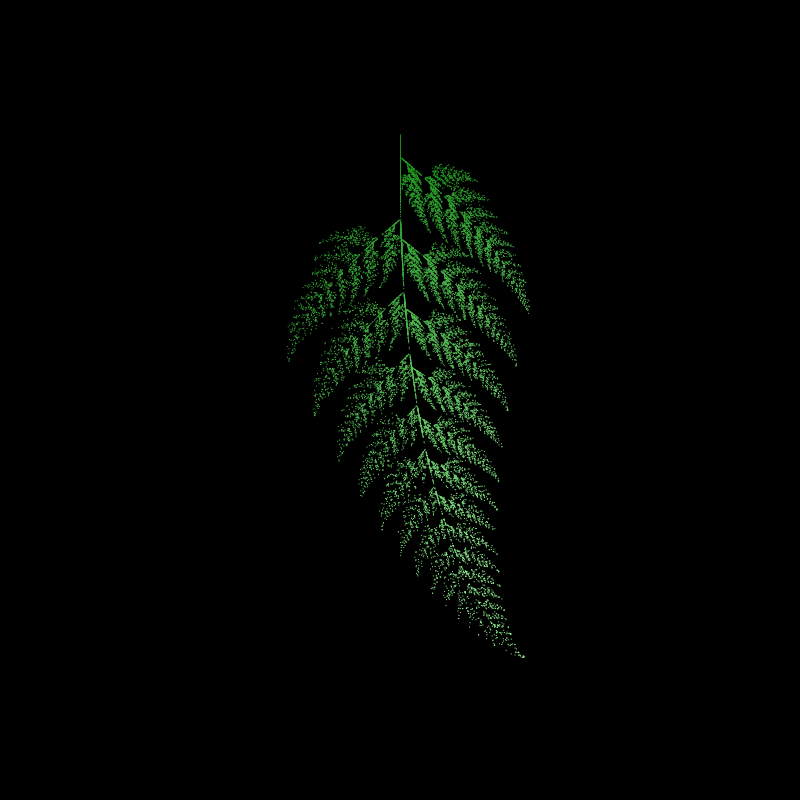 Fractal Leaves #16 static token preview