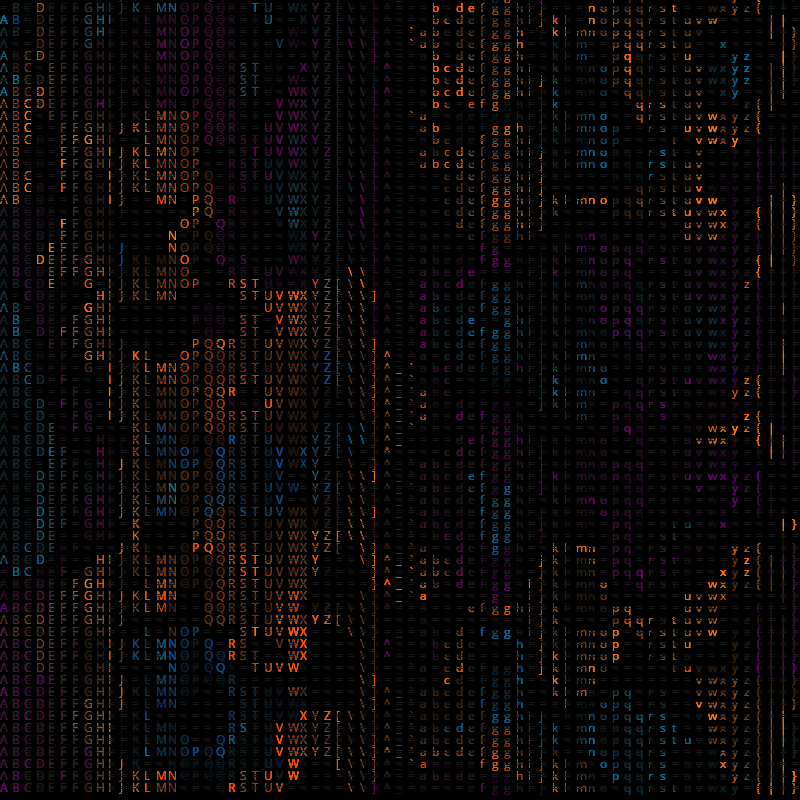 Ascii Noise #11 static token preview