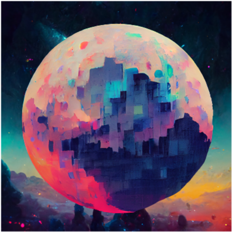 Moon Study #6 static token preview