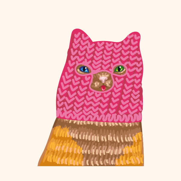 Kittens in balaclavas #15 static token preview