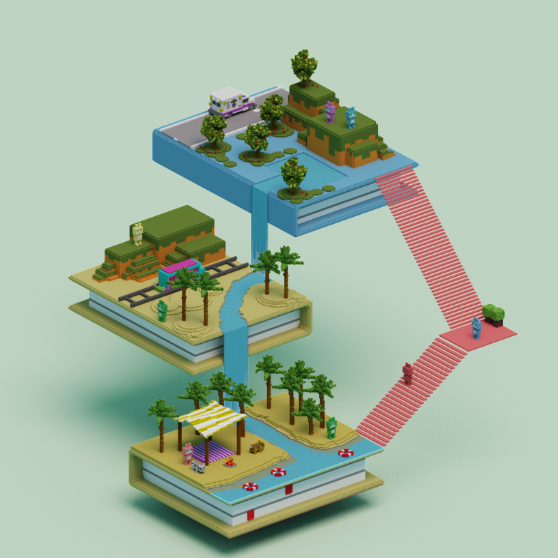 Books and islands #9 static token preview