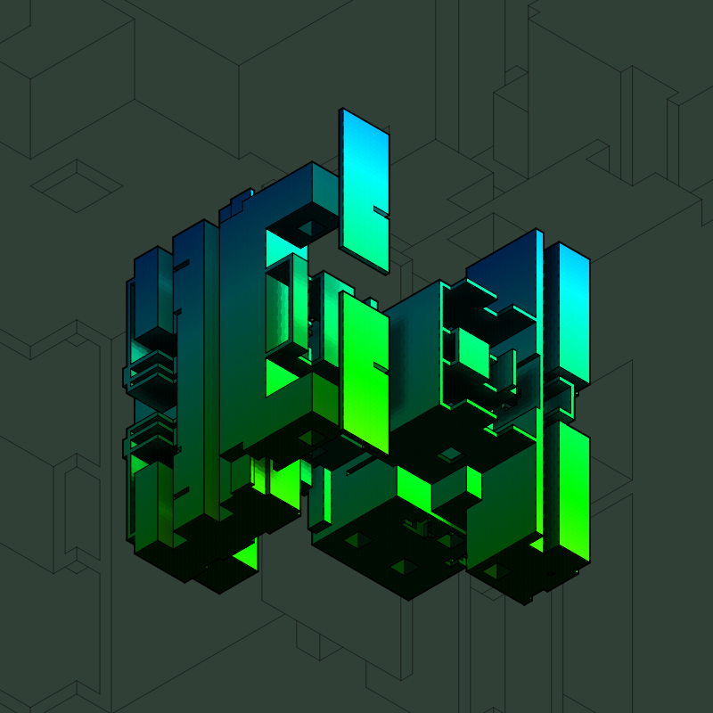 Isofrag generator series I #61 static token preview