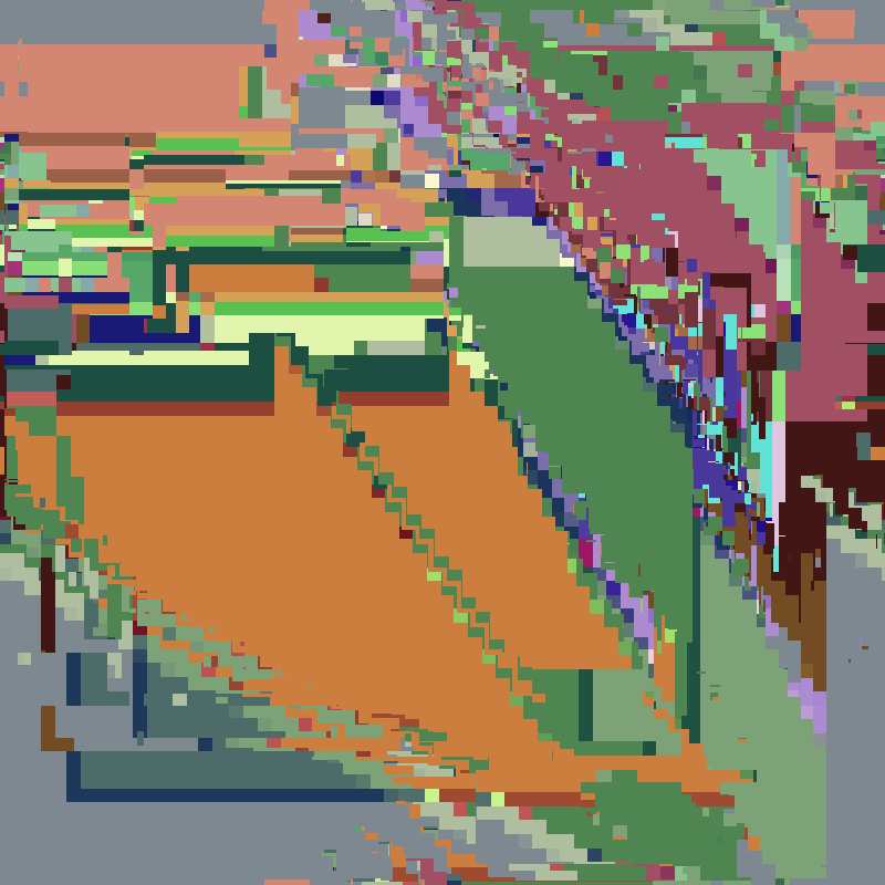 Cascade automata, pixel nature #16 static token preview