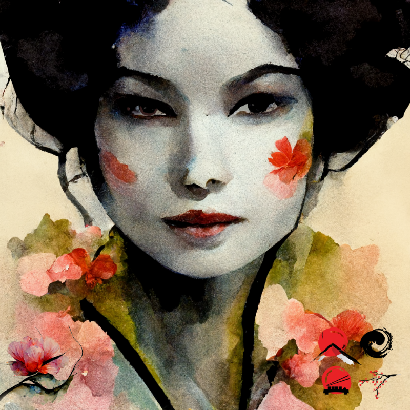 Spring Geisha #7 static token preview