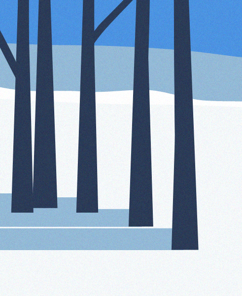 Minimal Snow Landscape #11 static token preview