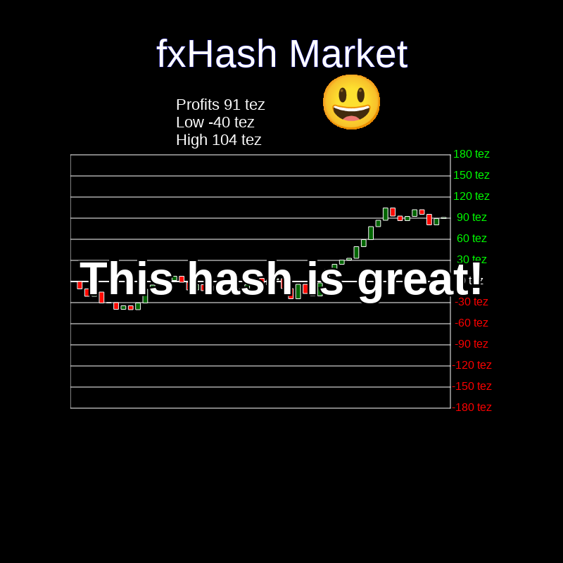 fxHash Market #1 static token preview