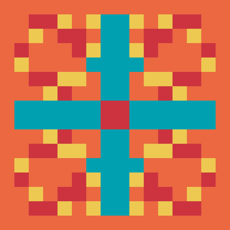 Pixel Mandala #12 static token preview