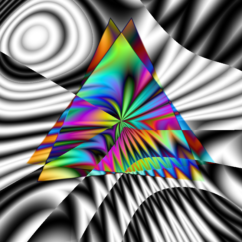 Colorful Triangles #5 static token preview