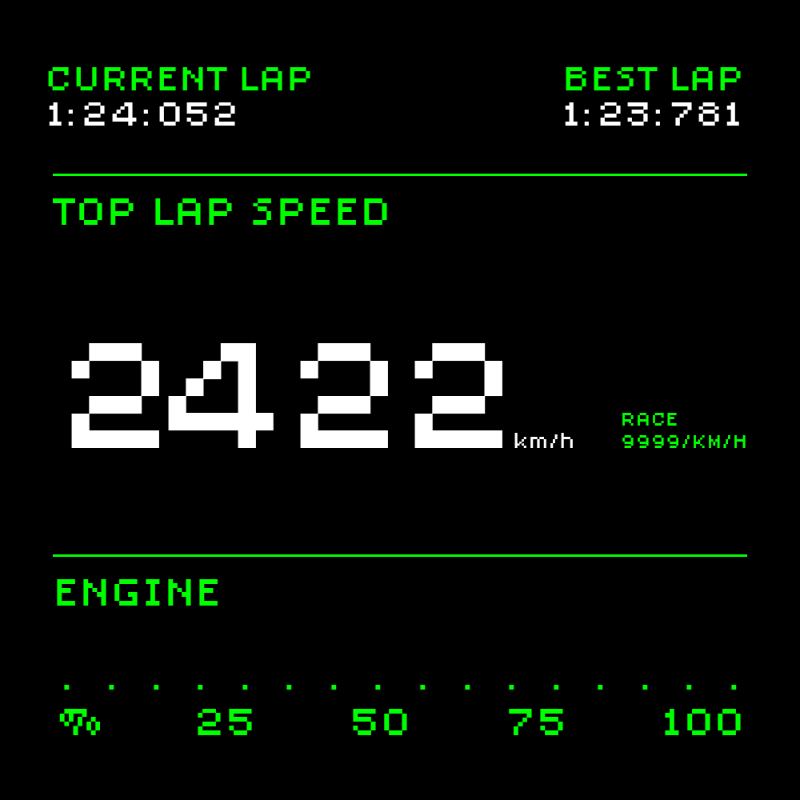 F-1RacingTez #80 static token preview
