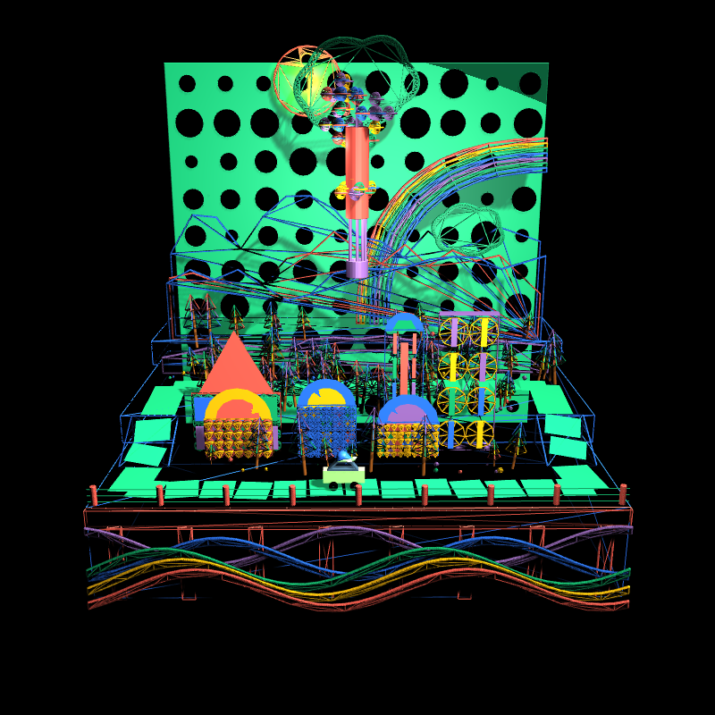 Paper Art 3D #9 static token preview