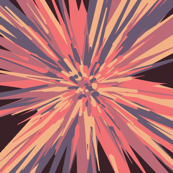 drip flower painting #14 static token preview