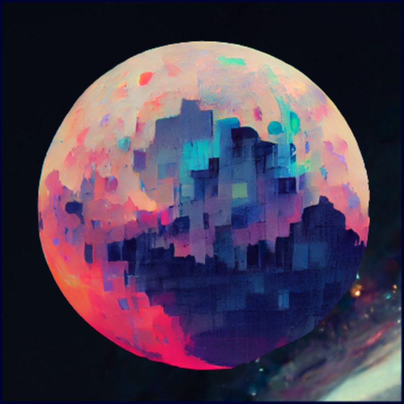 Moon Study #21 static token preview